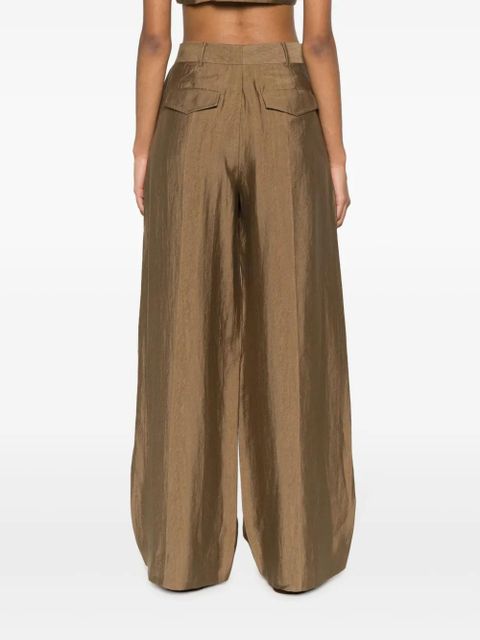 Cult Gaia Janine wide-leg trousers - Brown - zdjęcie produktu nr 2