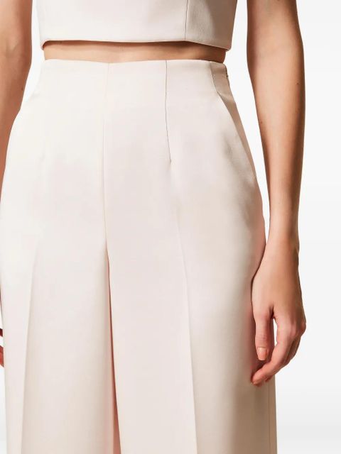 TWINSET duchess palazzo trousers - Pink