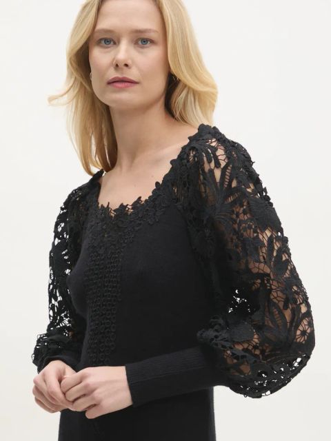 Answear.LAB sukienka kolor czarny mini dopasowana