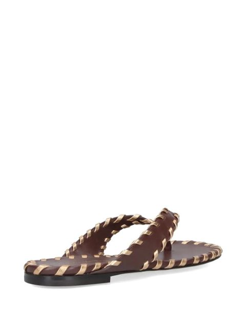 Gianvito Rossi Shanti braided sandals - Brown