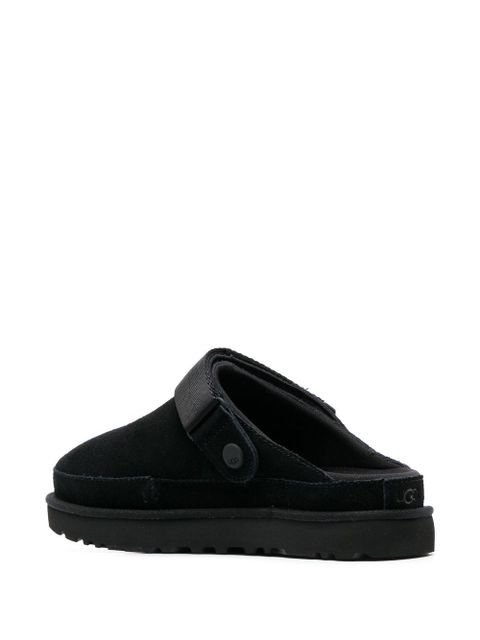 UGG touch-strap suede slippers - Black