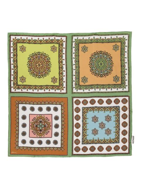 ALEMAIS Contina printed scarf - Green - zdjęcie produktu nr 1