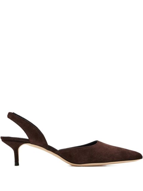 STAUD 55mm Sebastian slingback-strap pumps - Brown - zdjęcie produktu nr 1