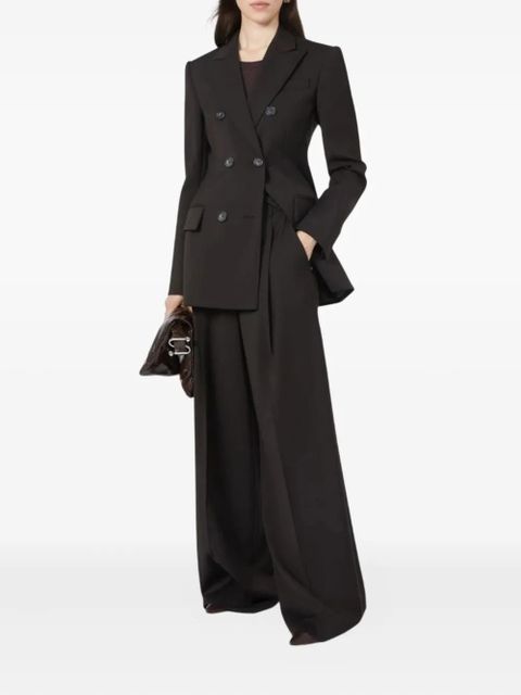 Sportmax double-breasted sartorial blazer - Brown