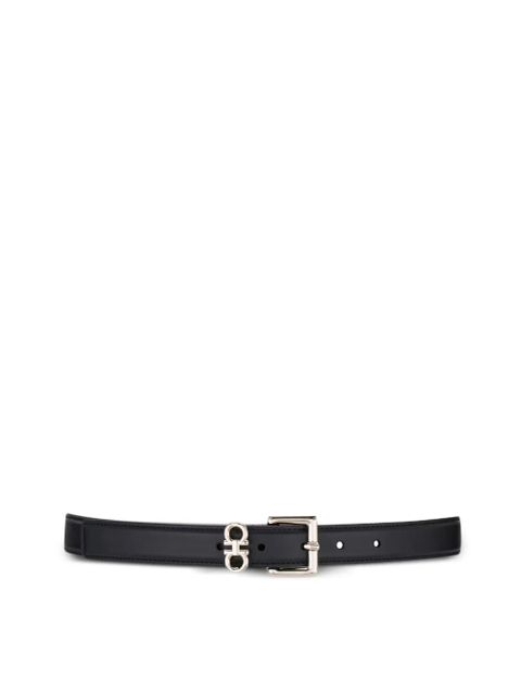 Ferragamo Gancini buckle leather belt - Black - zdjęcie produktu nr 2