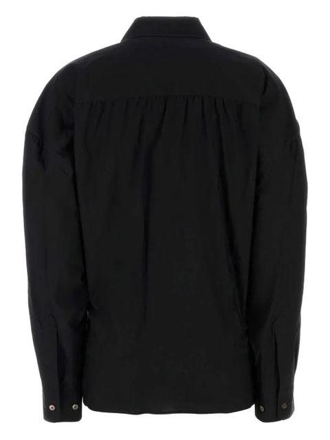 LEMAIRE cotton blend shirt - Black - zdjęcie produktu nr 2