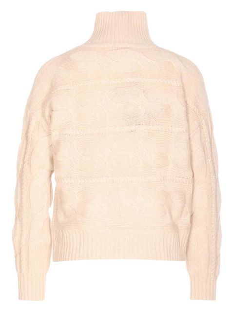 Max Mara Vodka high-neck long-sleeves sweater - Neutrals