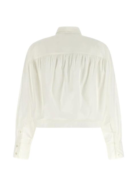 PINKO back curls cropped shirt - Neutrals - zdjęcie produktu nr 2