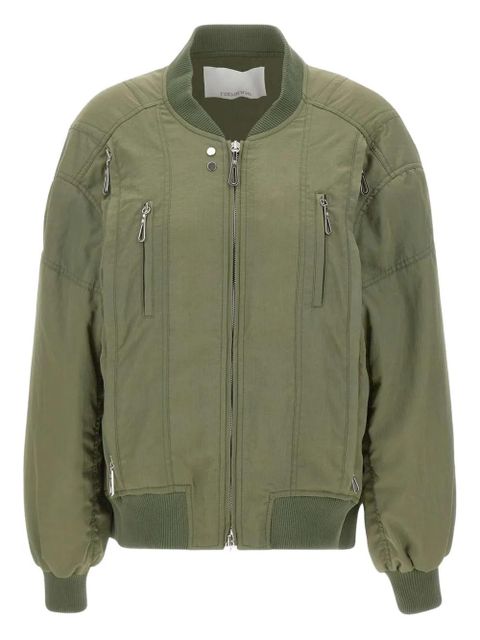 Rabanne panelled bomber jacket - Green - zdjęcie produktu nr 1