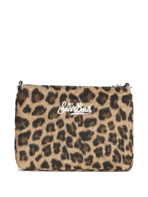 MC2 Saint Barth Aline leopard-print clutch bag - Brown - zdjęcie produktu nr 2