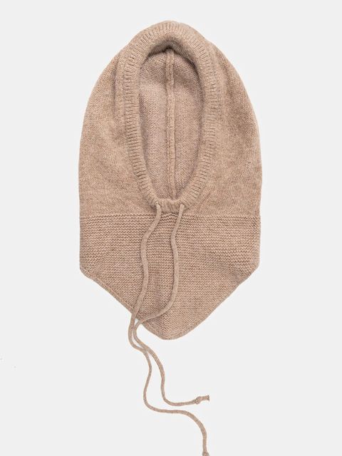 Answear.LAB kaptur z dodatkiem wełny kolor brązowy - zdjęcie produktu nr 2