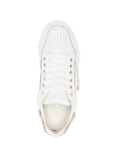 PINKO logo-plaque sneakers - White