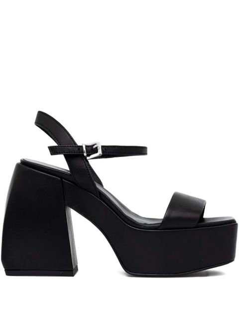 PINKO 120mm platform heeled sandals - Black - zdjęcie produktu nr 1