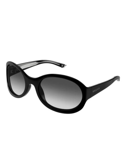 Gucci Eyewear oversized-frame sunglasses - Black - zdjęcie produktu nr 2
