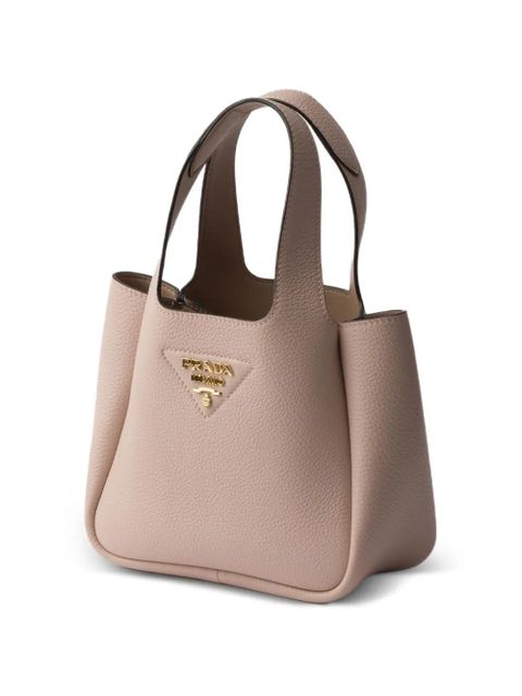 Prada mini leather tote bag - Pink