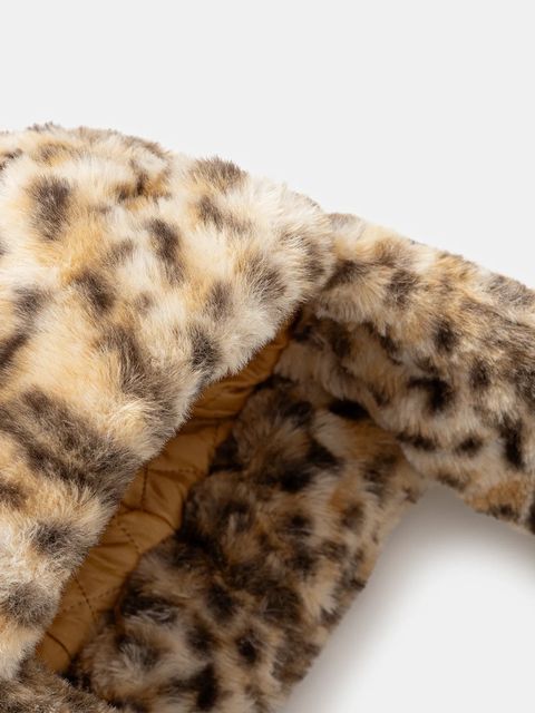Kangol czapka LEOPARD TRAPPER kolor brązowy K4266ST.SL156 - zdjęcie produktu nr 2