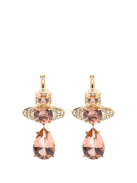 Vivienne Westwood Ismene Orb crystal-embellished earrings - Gold - zdjęcie produktu nr 1