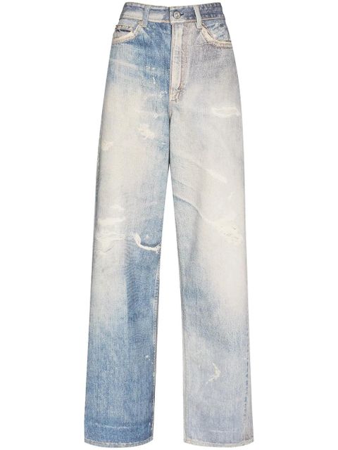 OUR LEGACY distressed-effect boyfriend jeans - Blue - zdjęcie produktu nr 1