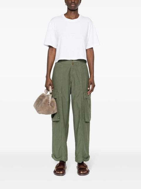 AGOLDE Anya cropped T-shirt - White - zdjęcie produktu nr 2