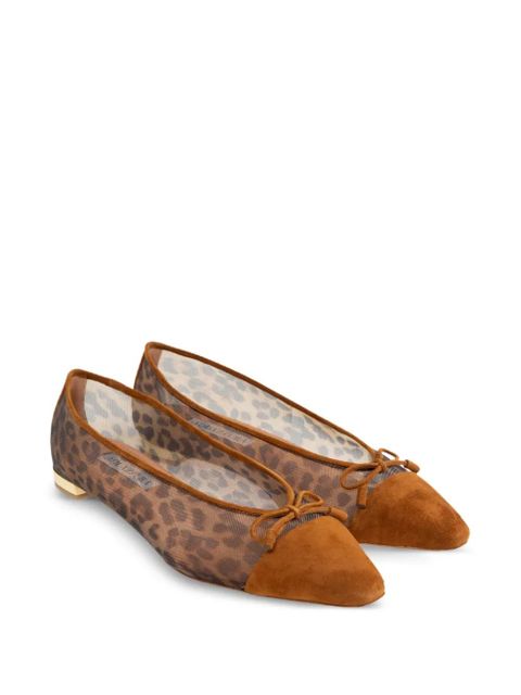 Aquazzura leopard-print flats - Brown