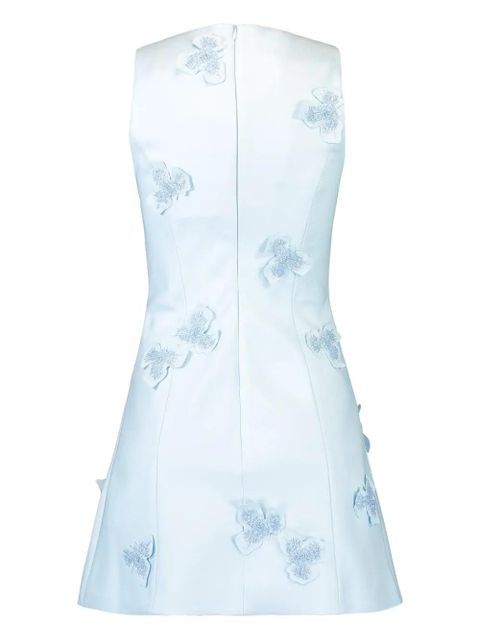 Acler Blairhall floral V-neck dress - Blue