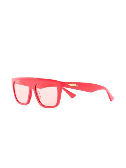 Bottega Veneta Eyewear BV1060S square-frame sunglasses - Red