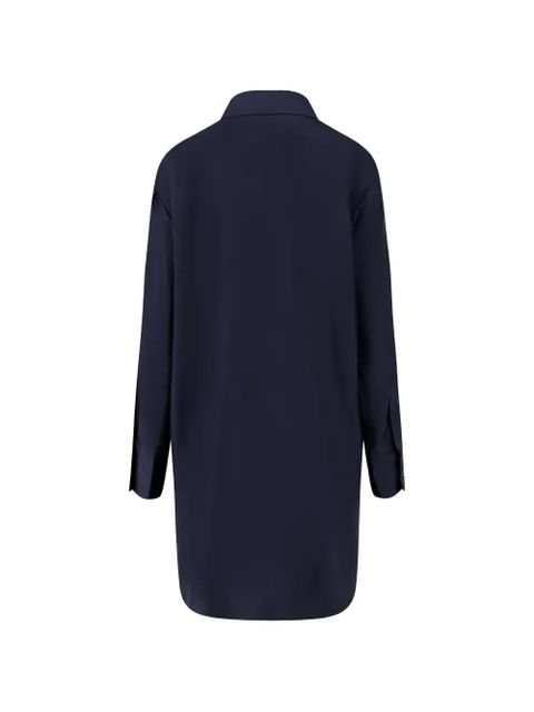 Róhe long silk shirt - Blue - zdjęcie produktu nr 2