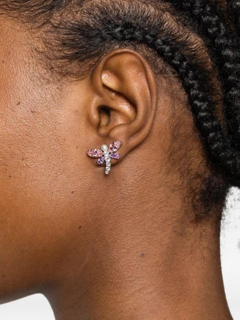 Swarovski x Ariana Grande dragonfly crystal earrings - Silver