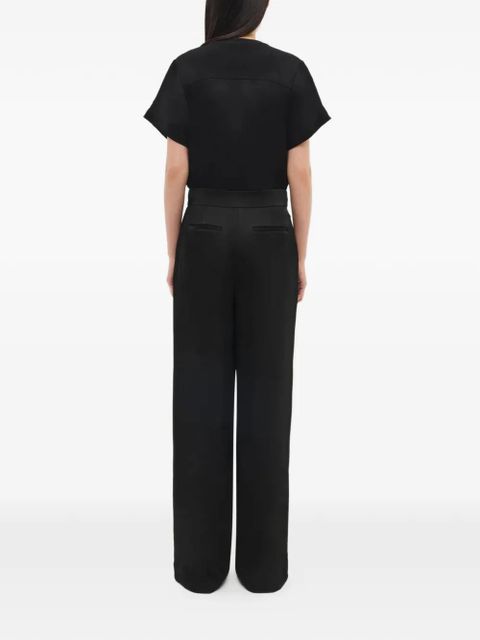 Simkhai pleat-detail trousers - Black