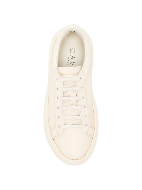 Casadei I-Box platform leather sneakers - Neutrals