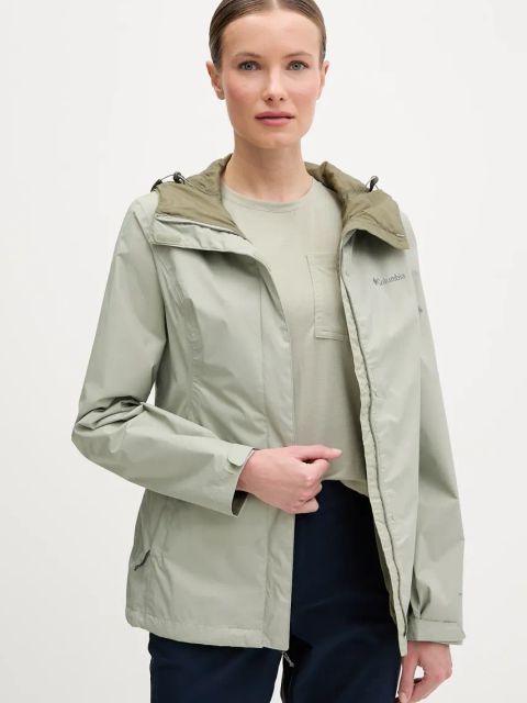 Columbia kurtka Arcadia II damska kolor zielony przejściowa 1534115