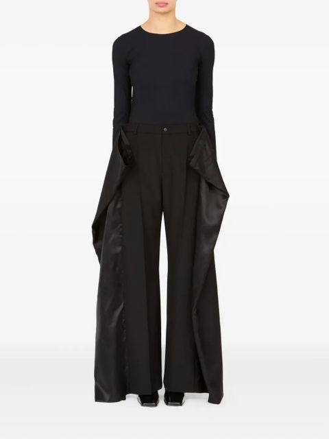 MM6 Maison Margiela panelled trousers - Black - zdjęcie produktu nr 2