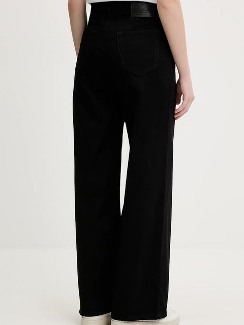 Sisley jeansy damskie kolor czarny 4MCPLE04T - zdjęcie produktu nr 2