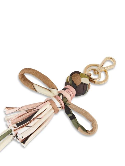 PUCCI Iride-print keychain - Neutrals