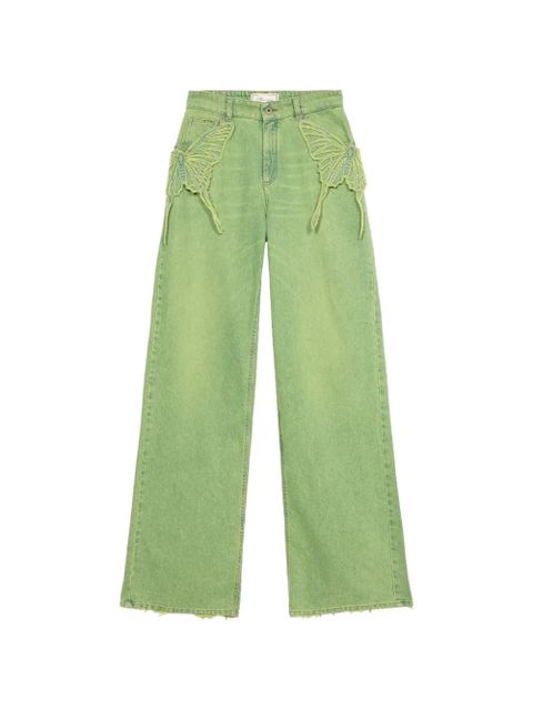Blumarine butterfly jeans - Green - zdjęcie produktu nr 1