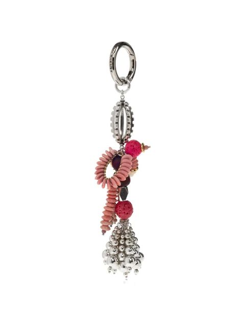 ISABEL MARANT beaded-embellishment keyring - Silver - zdjęcie produktu nr 1