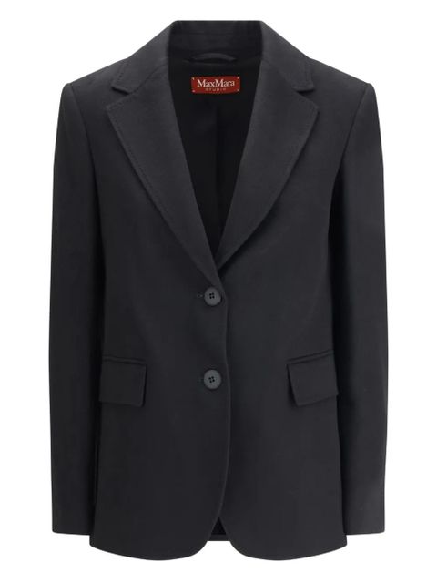 Max Mara Folgore button-fastening blazer - Black - zdjęcie produktu nr 1