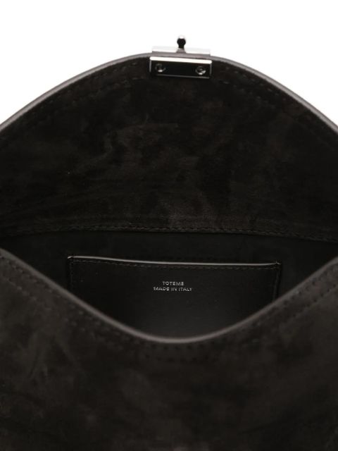 TOTEME T-Lock clutch bag - Brown