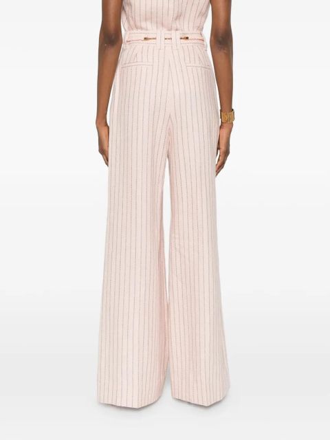 ZIMMERMANN Alchemy striped trousers - Pink