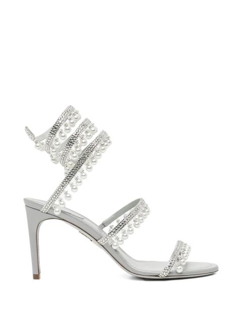 René Caovilla 80mm Cleo sandals - Grey - zdjęcie produktu nr 1