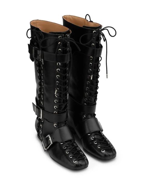 GANNI lace-up boots - Black - zdjęcie produktu nr 2