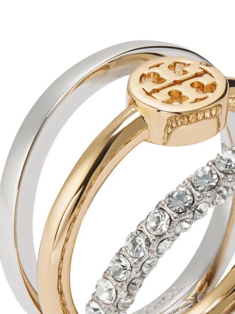 Tory Burch miller pave stacking ring - Gold