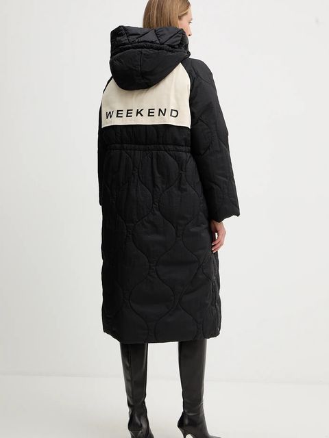 Weekend Max Mara kurtka puchowa dwustronna NOVAK kolor czarny zimowa 2525496082600