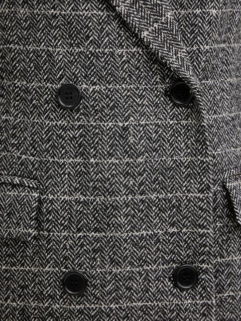 Twinset płaszcz z dodatkiem wełny