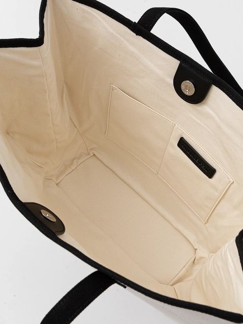 Karl Lagerfeld torebka bawełniana K/SKETCH kolor beżowy A4W50057