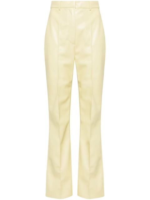 Nanushka Leena faux-leather flared trousers - Yellow - zdjęcie produktu nr 1