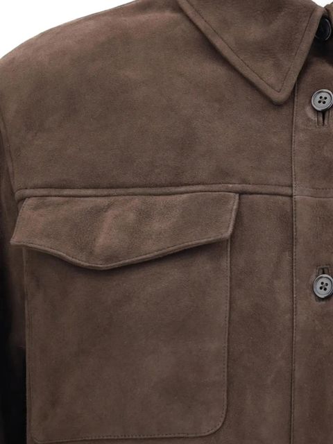 The Row panelled suede shirt jacket - Brown - zdjęcie produktu nr 2