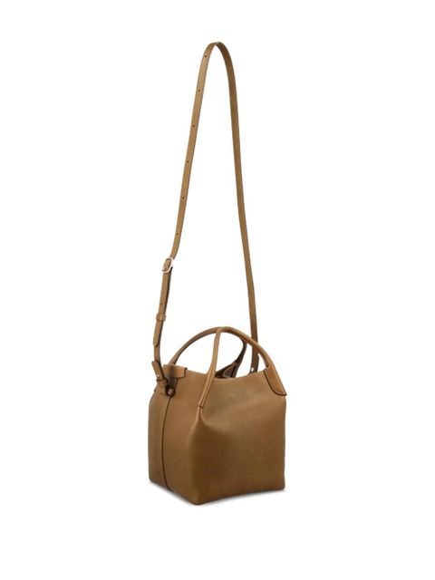 Loro Piana small Bale hook-closure tote bag - Brown