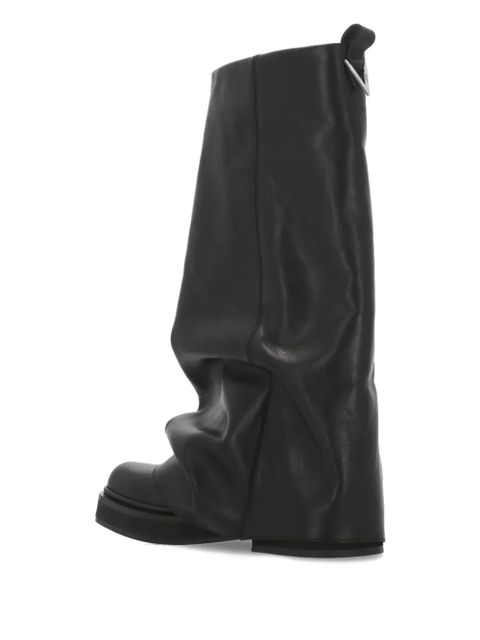 The Attico leather knee-high boots - Black - zdjęcie produktu nr 2