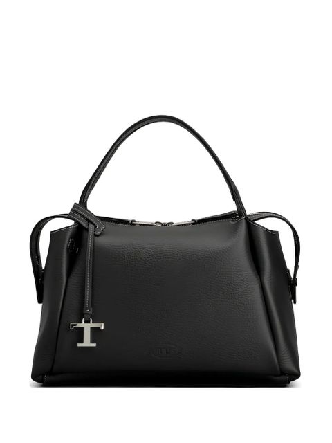 Tod's small leather tote bag - Black - zdjęcie produktu nr 1